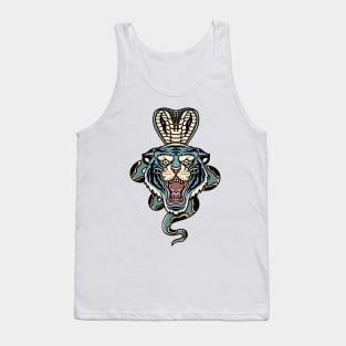 tiger and cobra tattoo Tank Top